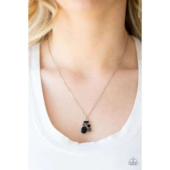 Time to be Timeless Black Necklace (501) - Picture 1 of 2